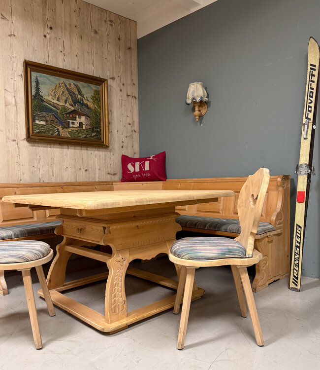 Alpen Stube set / Austrian dining area