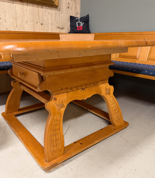 Austrian Alpine Stube corner sofa