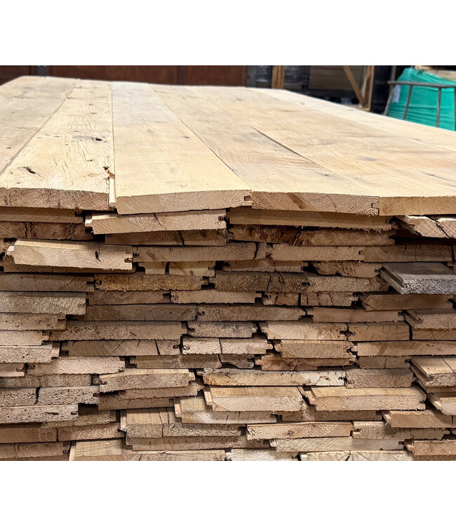 Poplar wood wall shelves with tongue and groove