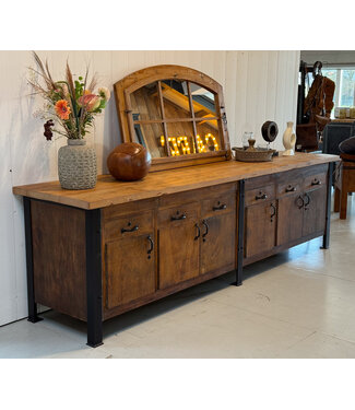 Oldwood Vintage wooden sideboard with drawers