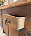 Vintage wooden sideboard with drawers