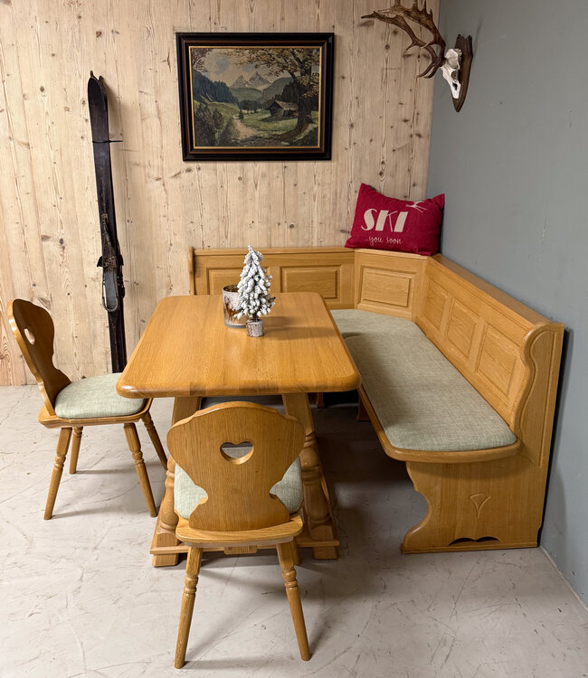 Austrian dining area / Alpen Stube set oak