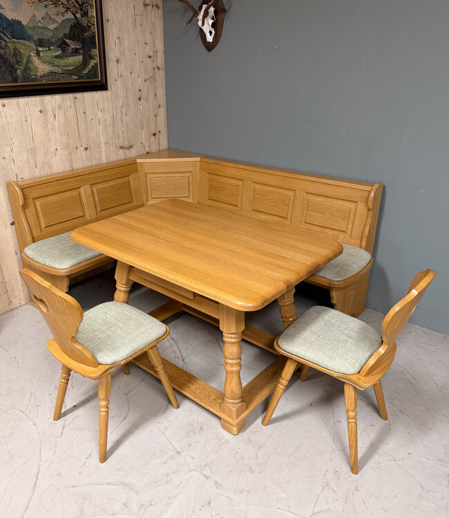 Austrian dining area / Alpen Stube set oak