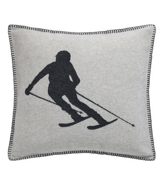 Oldwood David Fussenegger cushion cover Skier