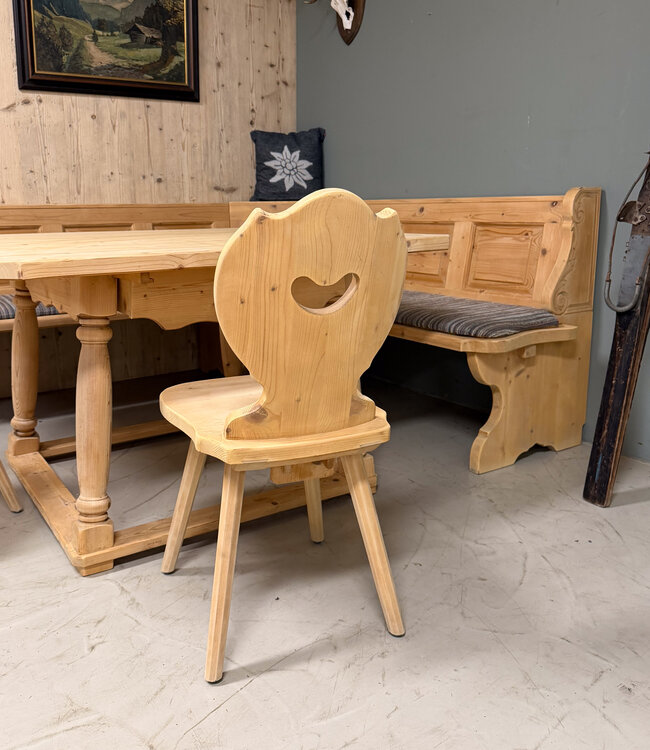 Austrian Alpine Stube seating area