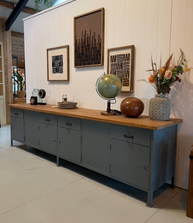 Industrial sideboard with drawers