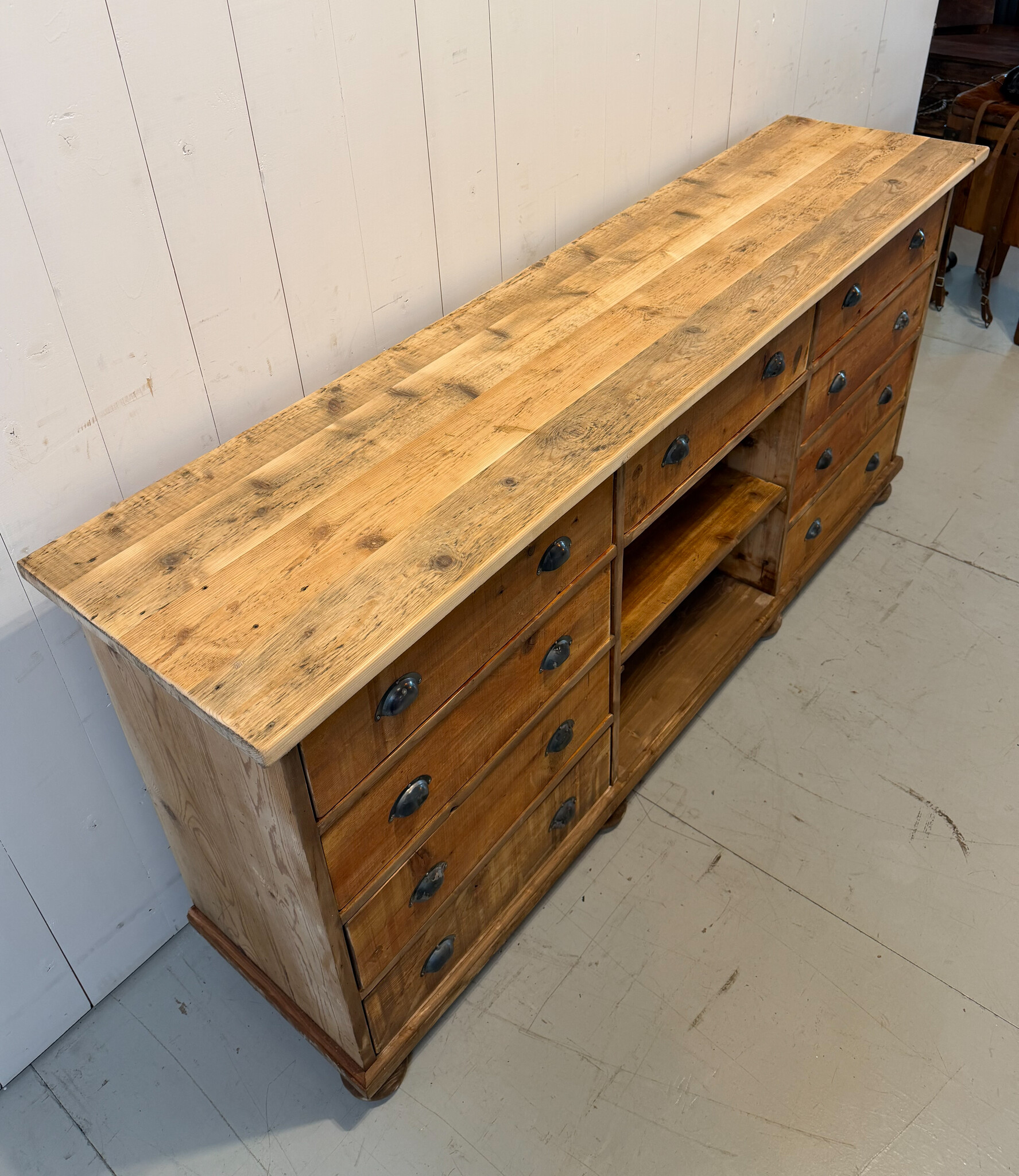 Industrial chest of drawers - Vintage sideboard - Wall unit - Oldwood ...