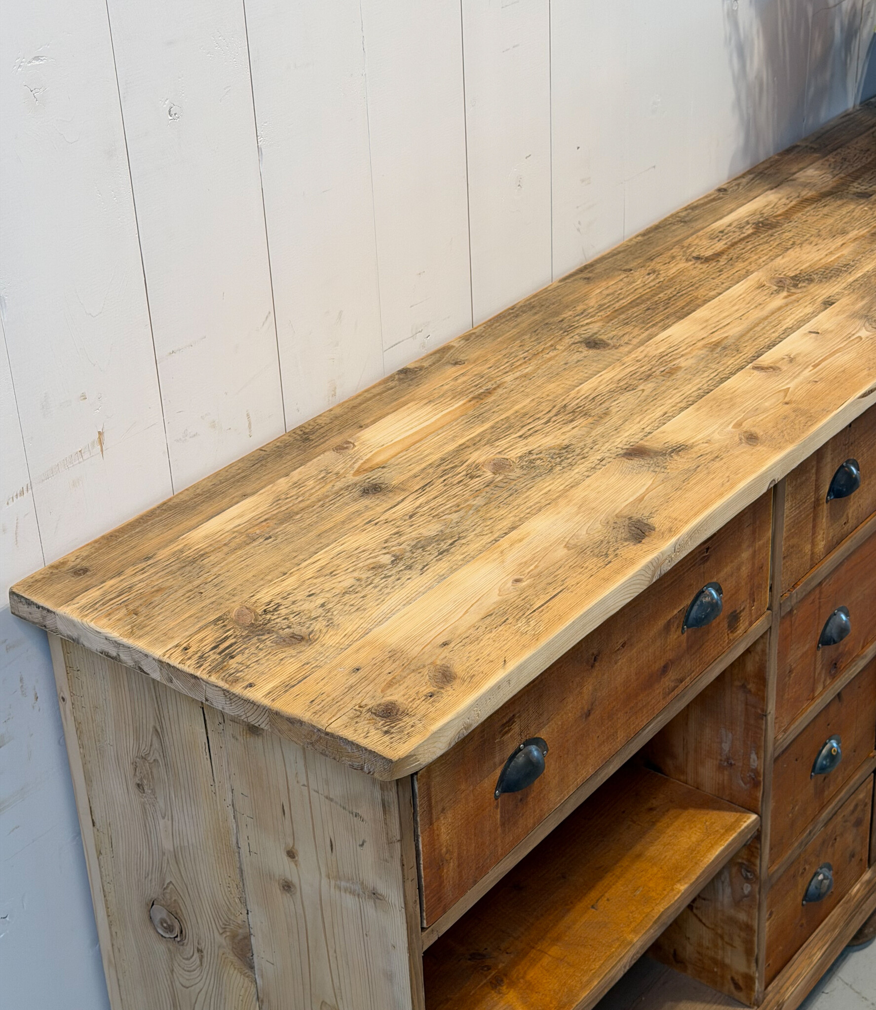 Chest of drawers made from reclaimed wood - Wall cabinet with drawers ...