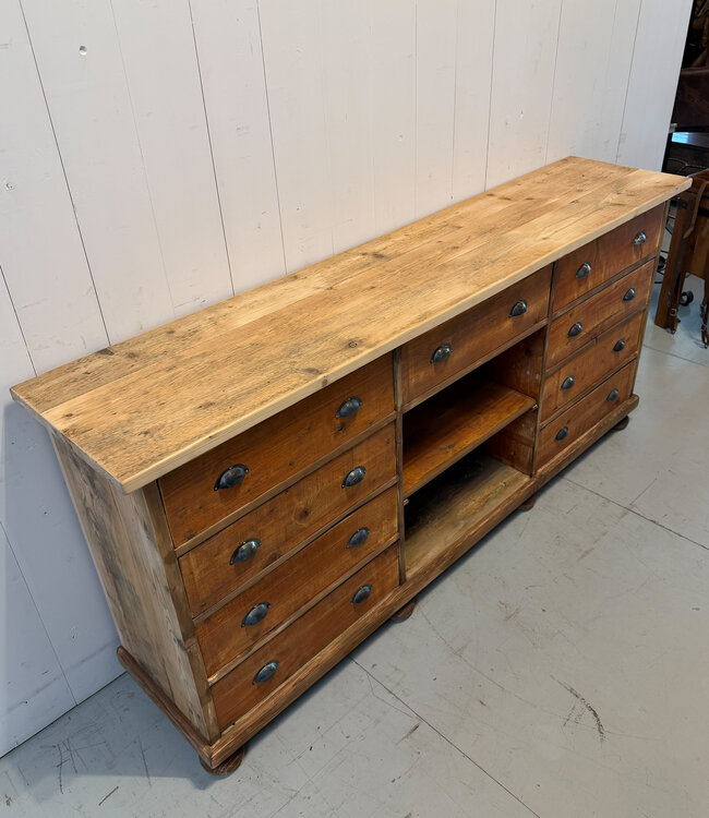 Wooden sideboard with drawers
