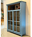 Vintage blue display cabinet
