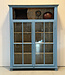 Vintage blue display cabinet