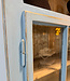 Vintage blue display cabinet