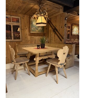 Oldwood Stube set | Corner sofa with table and chairs | Austrian seating area