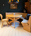 Round seating area | Vintage Alpen Stube set | Round seating area with table and chairs