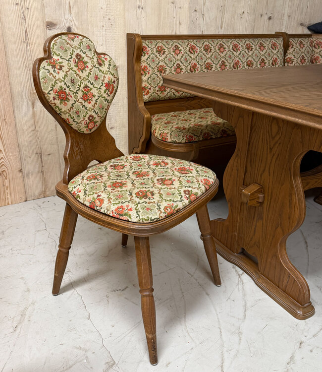 Oostenrijkse eethoek | Stube zithoek | Tafel + hoekbank
