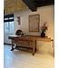 Industrielle Werkbank/Sideboard aus Holz