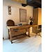 Industrielle Werkbank/Sideboard aus Holz