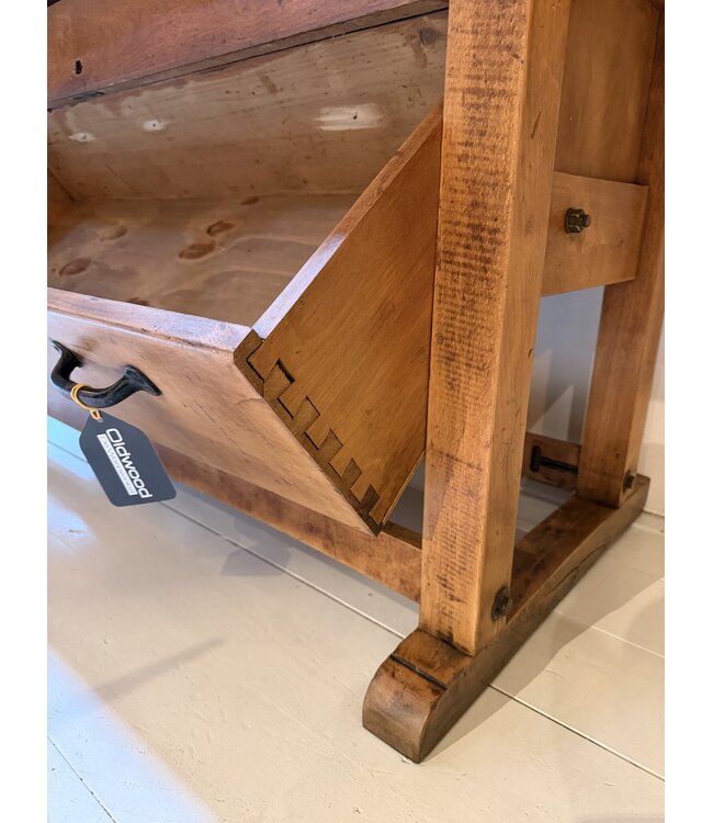 Industrial wooden workbench / sideboard