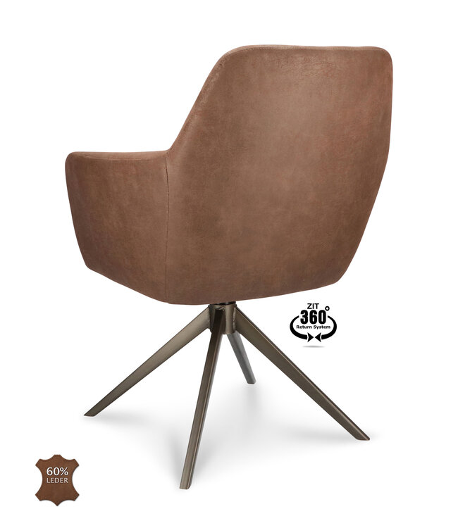 Levi-Sessel – Bull Brown Drehstuhl