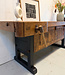 Houten timmermans werkbank
