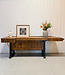 Vintage houten timmermans werkbank