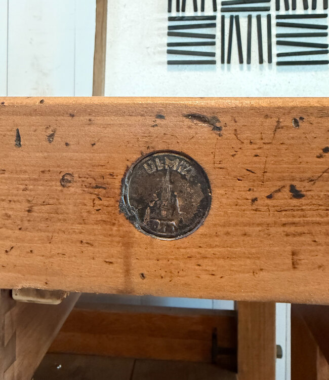 Vintage houten Ulmia Ott werkbank