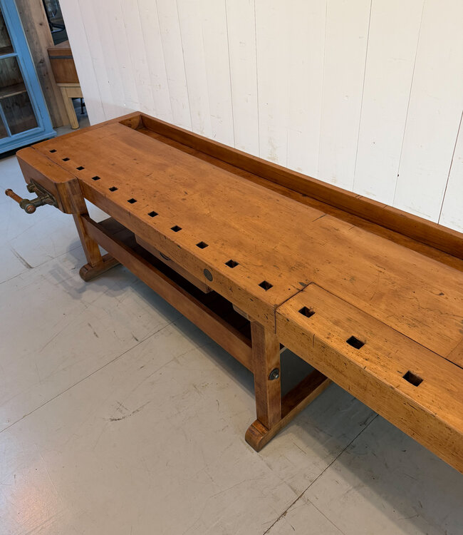 Vintage houten Ulmia Ott werkbank