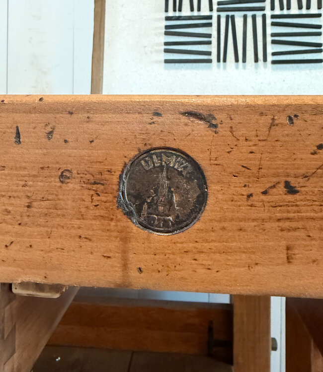 Industrial wooden Ulmia Ott workbench