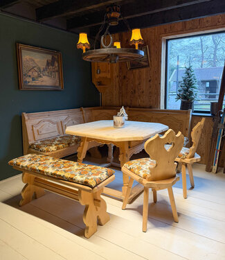 Oldwood Austrian Alpine Stube corner sofa