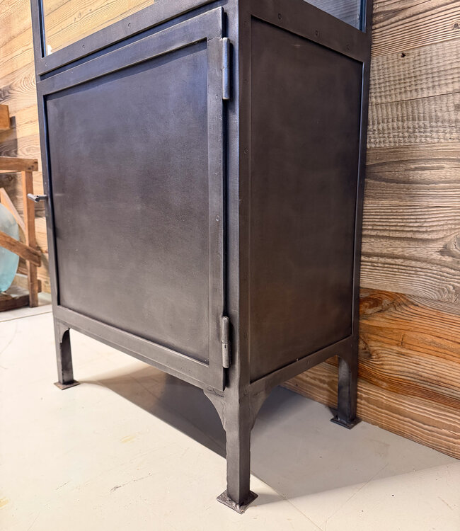 Vintage blasted medicine cabinet