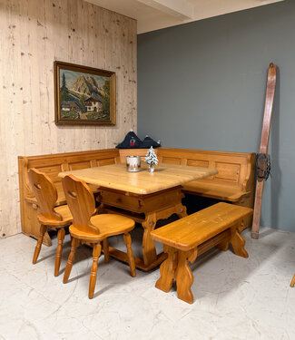 Oldwood Vintage Alpen Stube Set / Austrian seating area