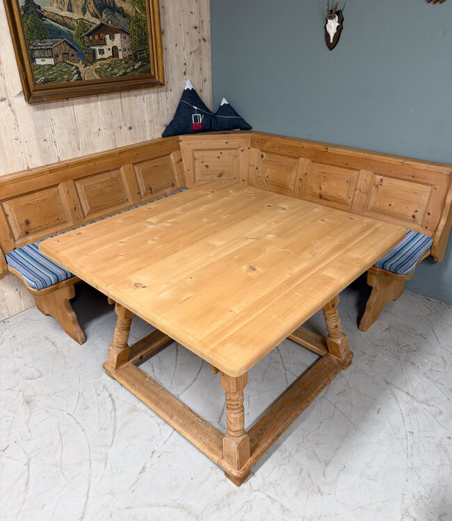 Austrian Alpine Stube corner sofa