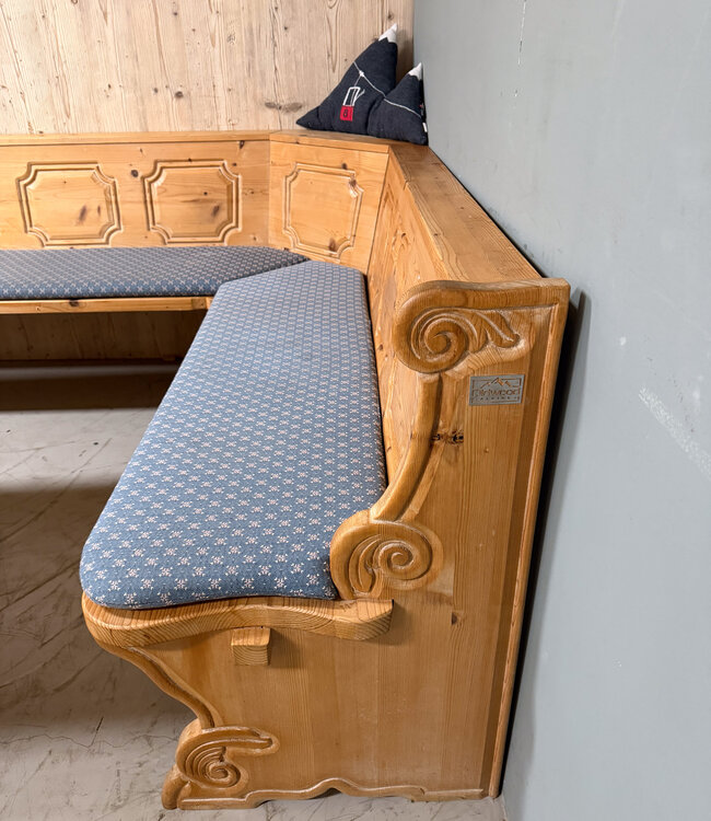 Vintage Alpen Stube-Set | Sitzecke mit Tisch und Stühlen