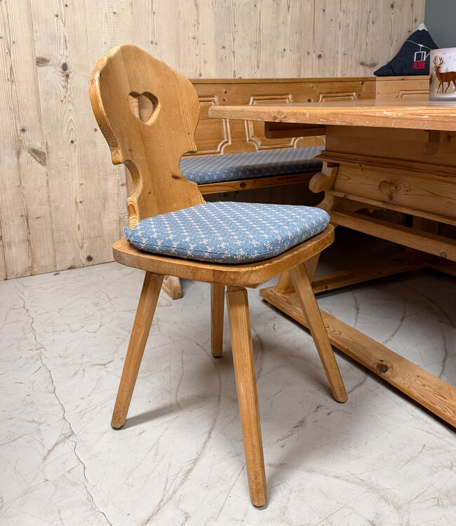 Vintage Alpen Stube-Set | Sitzecke mit Tisch und Stühlen