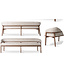 Moritz dining bench