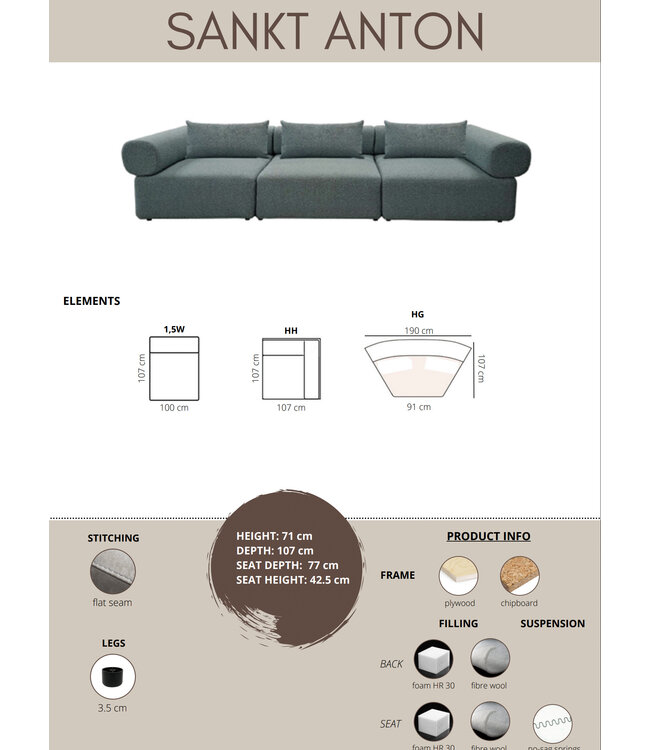 Lounge-Sofa Sankt Anton | The Anchor