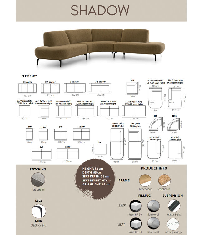 Loungebank Shadow - Het Anker