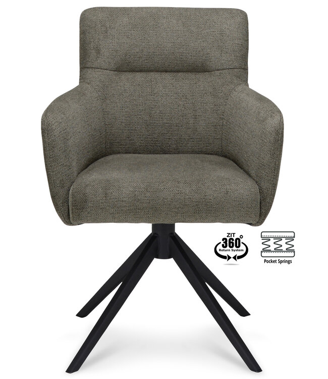 Dining chair Toby - Mito Hunter