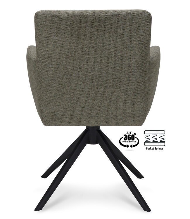 Dining chair Toby - Mito Hunter