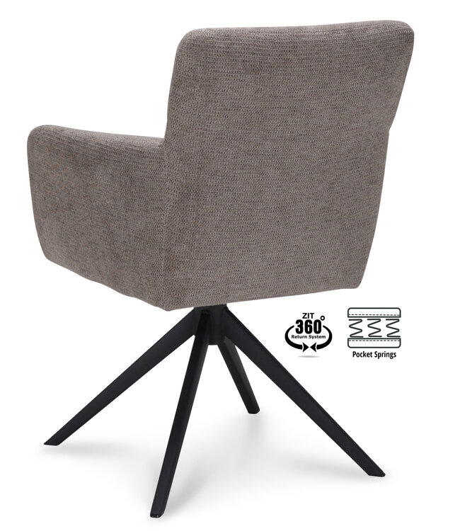 Dining chair Toby - Mito Liver