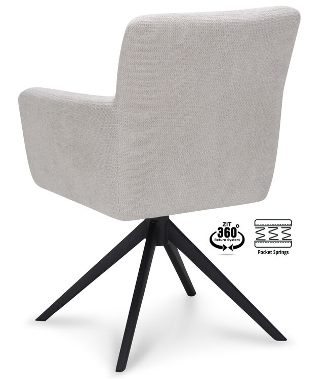 Toby dining chair - Mito Natural