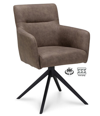 Oldwood Esszimmerstuhl Toby - Cowboy Stone