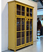 Wooden china cabinet - yellow