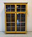 Wooden china cabinet - yellow