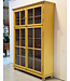 Wooden china cabinet - yellow