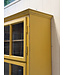 Wooden china cabinet - yellow