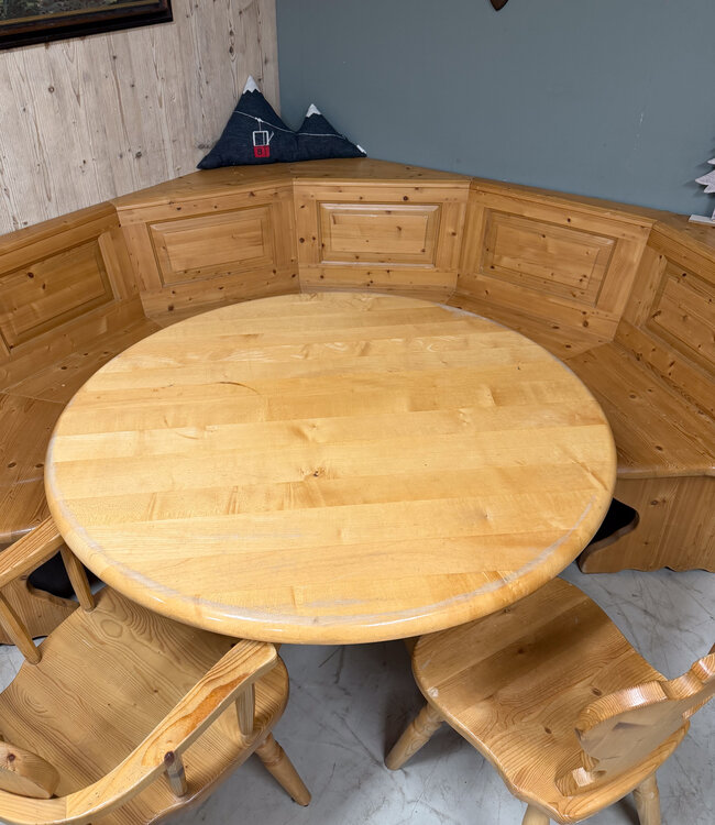 Austrian Stube set / dining area round seating