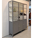 Gray display case Utrecht | Custom steel display case