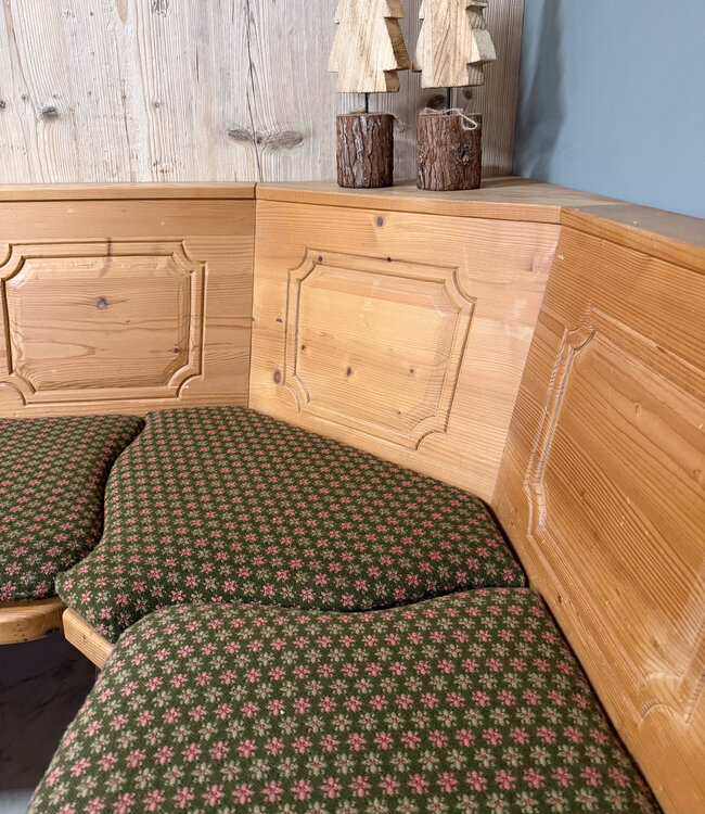 Vintage Alpen Stube set | Zithoek met tafel