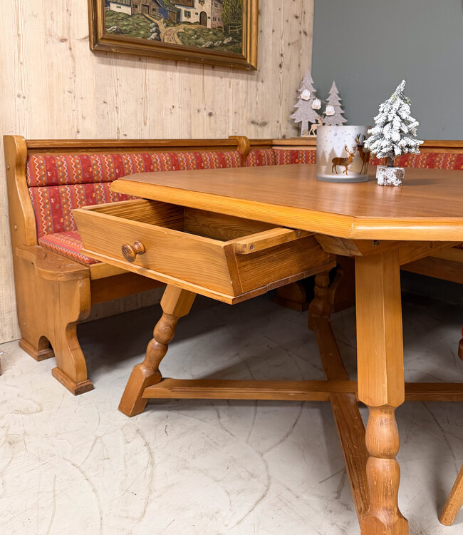 Stube set | Austrian seating area | Corner sofa with table and chairs